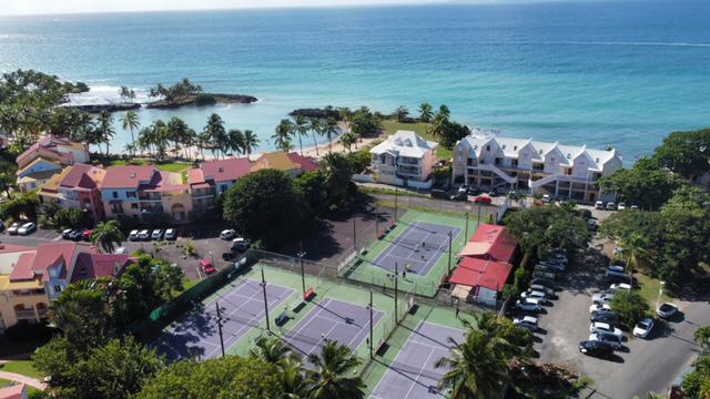 Photo aérienne de l'Amical Tennis Club